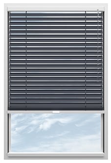 Cotswold, Pebble Grey - Stick Fit Wooden Venetian Blind